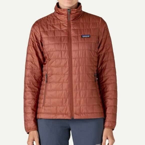 Patagonia Nano Puff Jacket in Burnt Orange - Picture 1 of 8